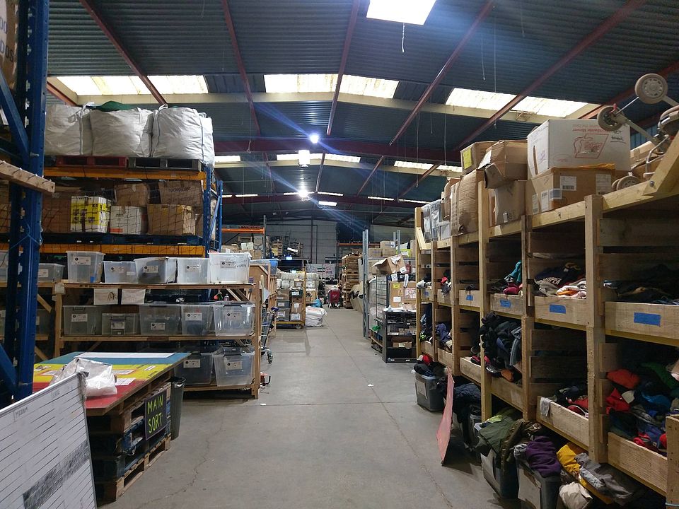 Hilfsgüter in Calais