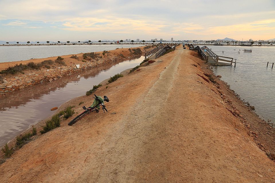 Wasser und dazwischen ein Weg 