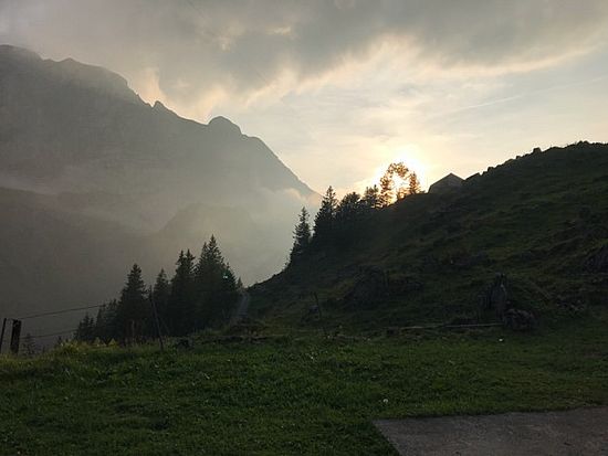 Bannalp bei Sonnenaufgang